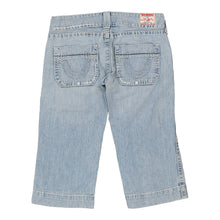  Vintage blue Sammy Big T True Religion Denim Shorts - womens 36" waist