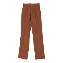  Mash Slim Trousers - 28W UK 8 Brown Cotton - Thrifted.com