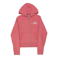  Nike Zip Up - XL Pink Cotton Blend - Thrifted.com