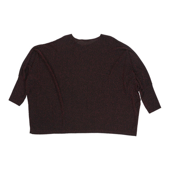 New Collection Long Sleeve Top - XL Red Viscose Blend long sleeve top New Collection   