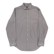 Tall Calvin Klein Slim Fit Shirt - XL Grey Cotton - Thrifted.com