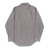 Tall Calvin Klein Slim Fit Shirt - XL Grey Cotton - Thrifted.com