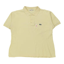  Vintage yellow Bootleg Lacoste Polo Shirt - womens large