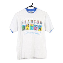  Vintage grey Branson Signal Sports T-Shirt - womens medium