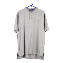  Vintage grey Polo Ralph Lauren Polo Shirt - mens x-large