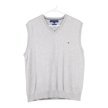  Vintage grey Tommy Hilfiger Sweater Vest - mens x-large