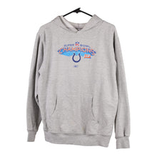  Indianapolis Colts Reebok Hoodie - Medium Grey Cotton Blend - Thrifted.com