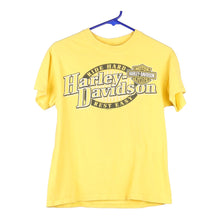  Pre-Loved yellow Las Vegas, Nevada Harley Davidson T-Shirt - womens small