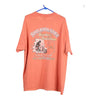 Vintage orange New Lothrop, Michigan Harley Davidson T-Shirt - mens xx-large