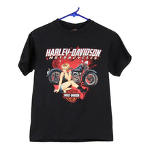 Vintage black Lousiville, Kentucky Harley Davidson T-Shirt - womens small
