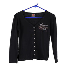  Vintage black Lynnwood, Washington Harley Davidson Long Sleeve T-Shirt - womens small