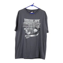  Vintage grey Salisbury, North Carolina Harley Davidson T-Shirt - mens x-large