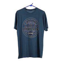  Vintage blue Milwuakee, Wisconsin Harley Davidson T-Shirt - mens large