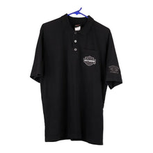  Vintage black Mount Pleasant, Michigan Harley Davidson Polo Shirt - mens large