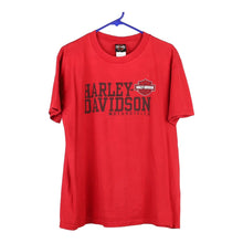  Vintage red Paris, France Harley Davidson T-Shirt - mens large