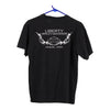 Vintage black Akron, Ohio Harley Davidson T-Shirt - mens medium