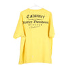 Vintage yellow Munster, Indiana Harley Davidson T-Shirt - mens x-large