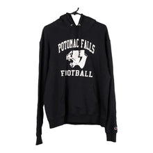  Vintage black Potomac Falls Football Champion Hoodie - mens medium