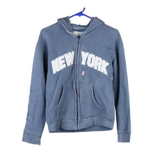  Vintage blue New York Zip Up - womens small