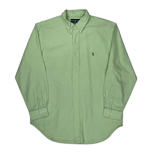 Vintage Ralph Lauren Shirt - Large Green Cotton