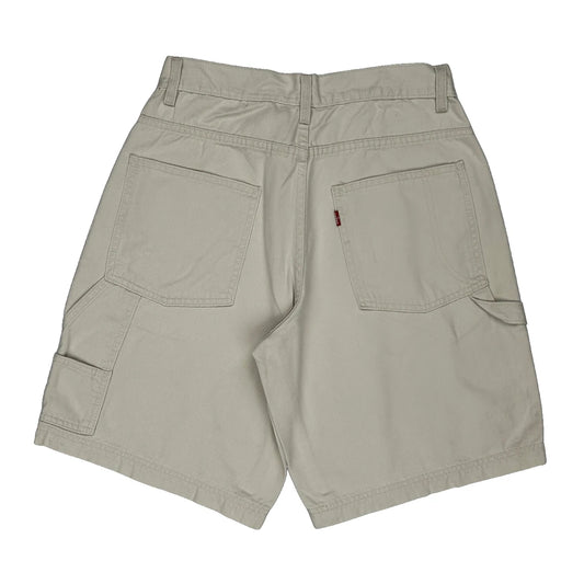 Levis Carpenter Shorts - 28W 8L Beige Cotton