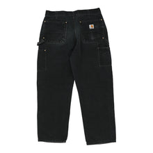  Vintage black Double Knee Carhartt Carpenter Jeans - mens 34" waist