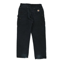  Vintage black Double Knee Carhartt Carpenter Jeans - mens 36" waist