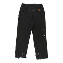  Vintage black Double Knee Carhartt Carpenter Jeans - mens 36" waist