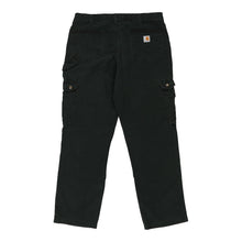  Vintage black Double Knee Relaxed Fit Carhartt Carpenter Jeans - mens 38" waist