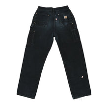  Vintage navy Double Knee Carhartt Carpenter Jeans - mens 30" waist