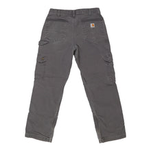  Vintage grey Double Knee Carhartt Carpenter Jeans - mens 34" waist