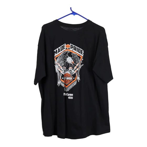 Vintage black Playa Del Carmen, Mexico Harley Davidson T-Shirt - mens xx-large