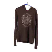  Vintage brown Harley Davidson Long Sleeve T-Shirt - mens x-large
