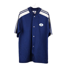  Vintage blue Adidas Short Sleeve Shirt - mens medium