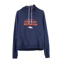  Vintage blue Denver Broncos Nike Hoodie - womens medium