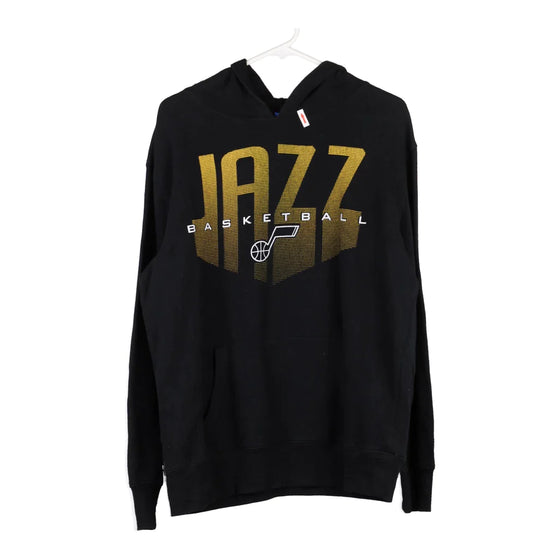 Vintage black Utah Jazz Unk Hoodie - mens medium