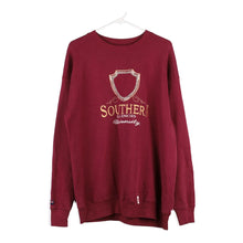  Vintage burgundy Southern Illinois University Jansport Sweatshirt - mens large