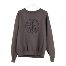  Vintage grey Hampton Beach U.S Vintage Sweatshirt - mens medium