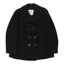  Vintage black Dscp Overcoat - womens large