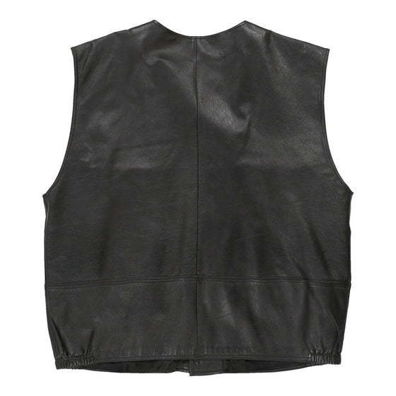 Vintage black Unbranded Waistcoat - mens medium