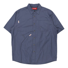  Vintage blue Wrangler Short Sleeve Shirt - mens large