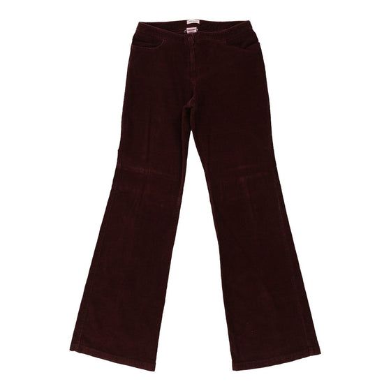 Vintage burgundy Max & Co Cord Trousers - womens 28" waist