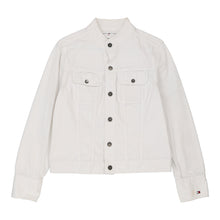  Vintage white Tommy Hilfiger Denim Jacket - mens large