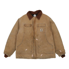 Vintage brown Heavily Worn Carhartt Jacket - mens xx-large