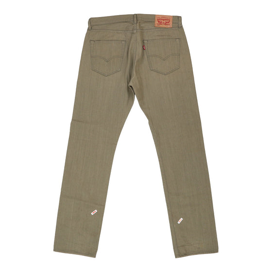 Vintage green 501 Levis Jeans - mens 35" waist