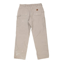  Vintage beige Lightly Worn Carhartt Carpenter Jeans - mens 38" waist