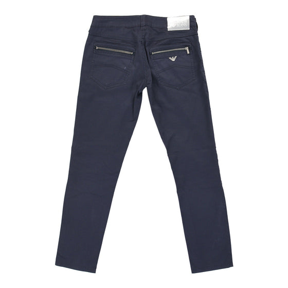Vintage blue Armani Jeans Trousers - womens 30" waist