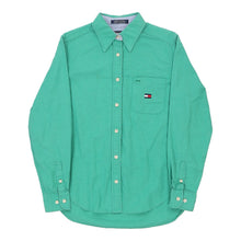  Tommy Hilfiger Shirt - Small Green Cotton shirt Tommy Hilfiger   