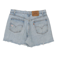  Vintage light wash Orange Tab, 550 Levis Denim Shorts - womens 36" waist