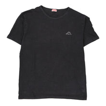  Kappa T-Shirt - XL Black Cotton - Thrifted.com